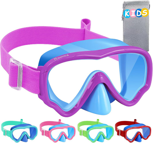 Kids Fabric-Strap Dive Mask - variant A001186 MAIN