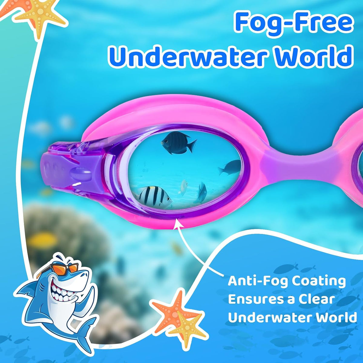Kids Swim Goggles — 3 Pack - detail image 1