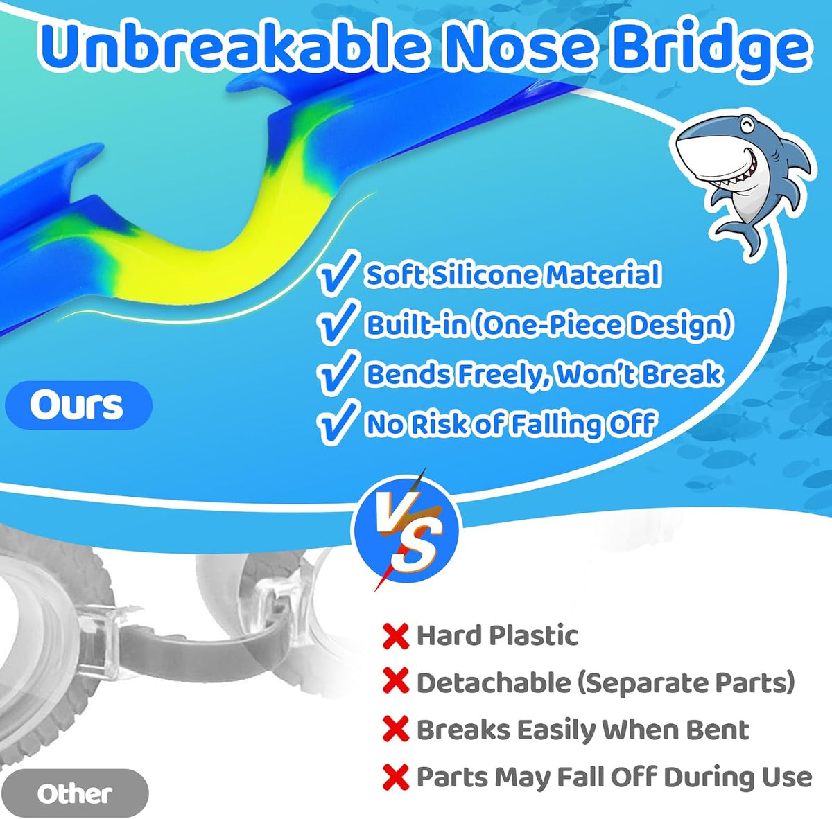 Kids Swim Goggles — 3 Pack - detail image 5