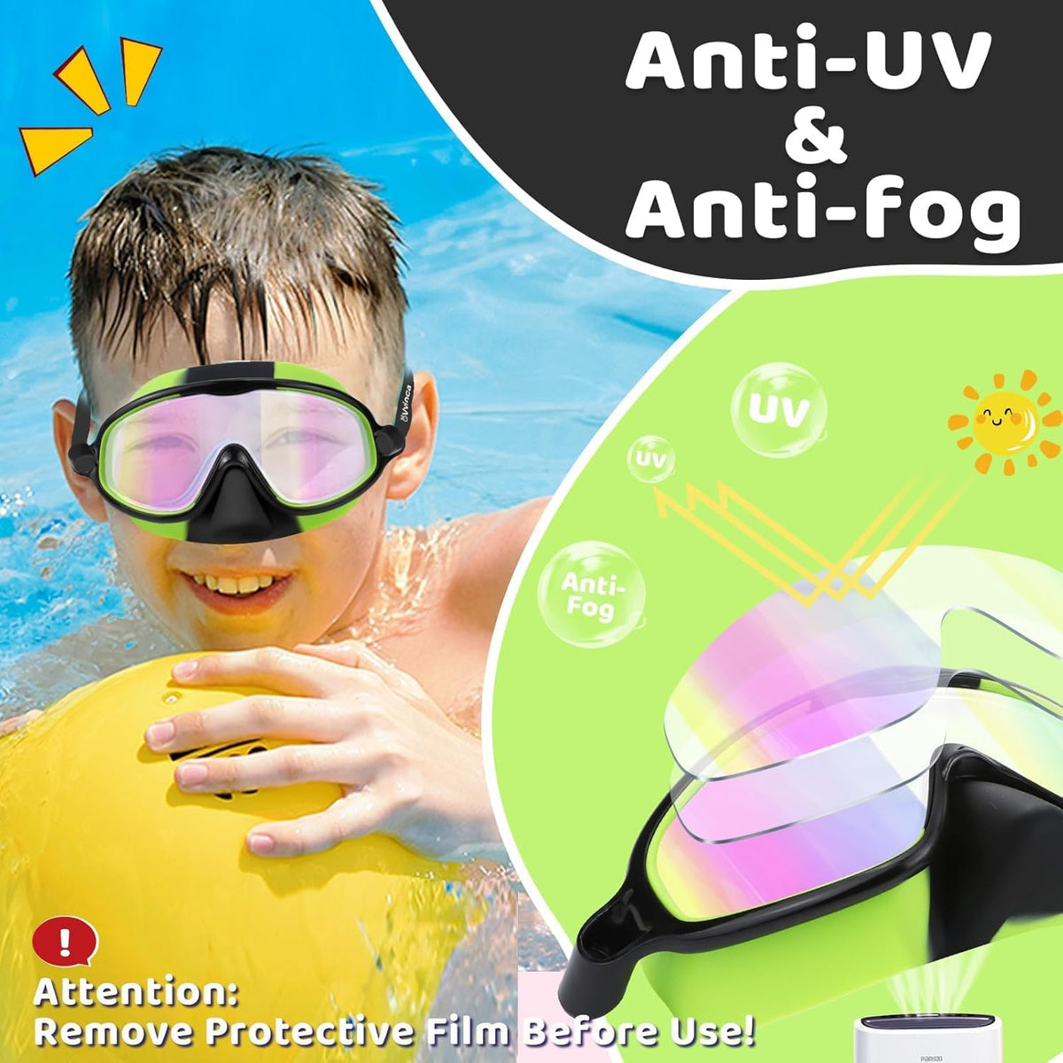 Kids Nose-Cover Goggles — Quick Release - detail image 6
