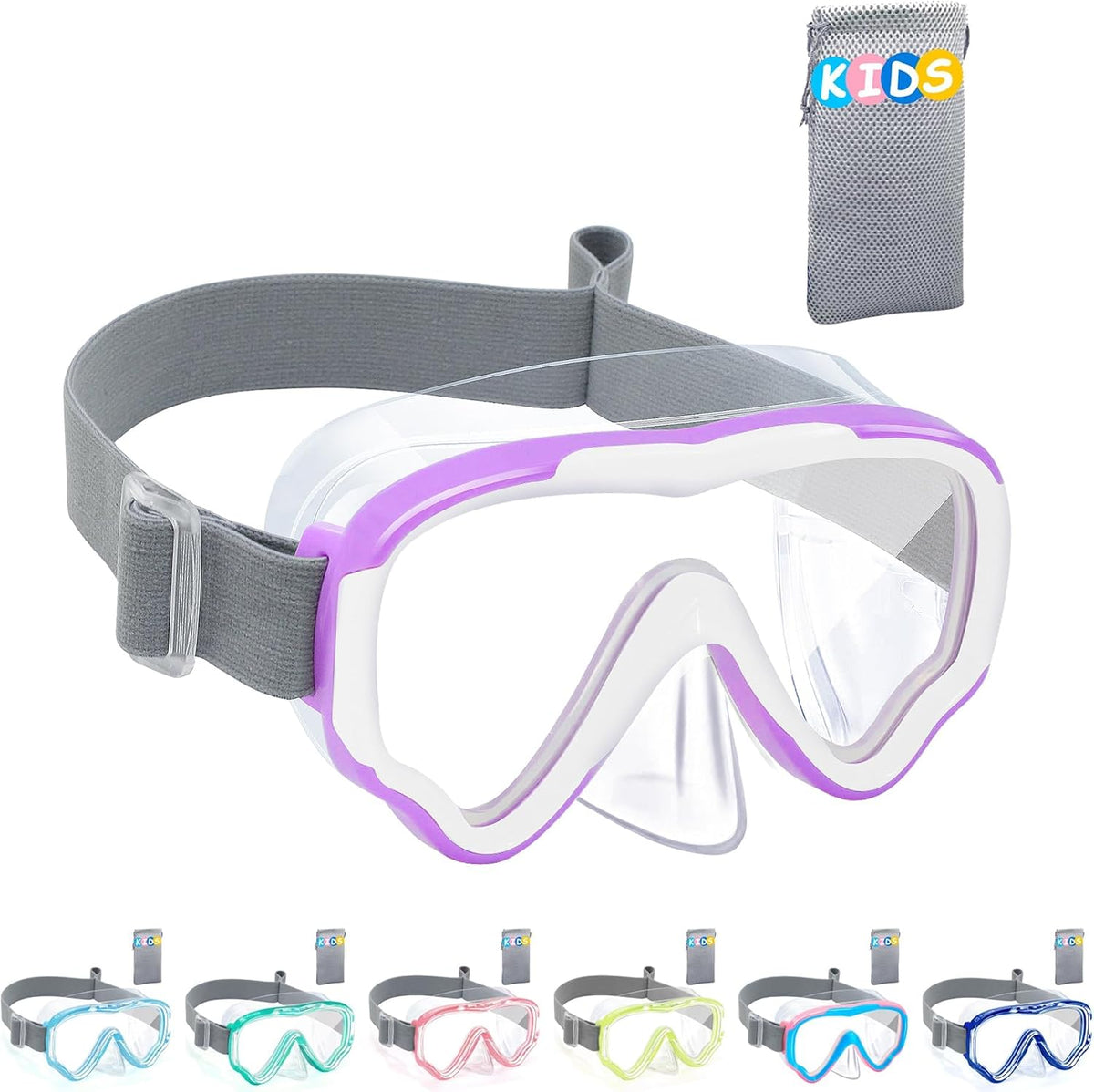 Kids Fabric-Strap Dive Masks — Choose Your Pack - detail image 7
