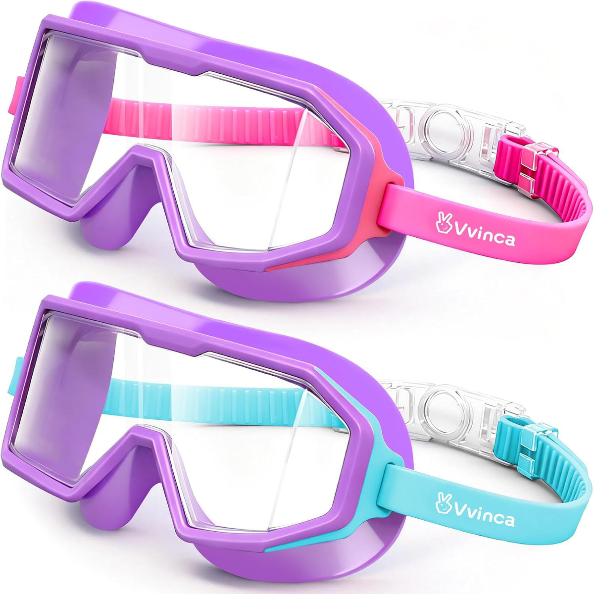 Kids Three-Window Wide-View Goggles — 2 Pack - variant A02029231 MAIN