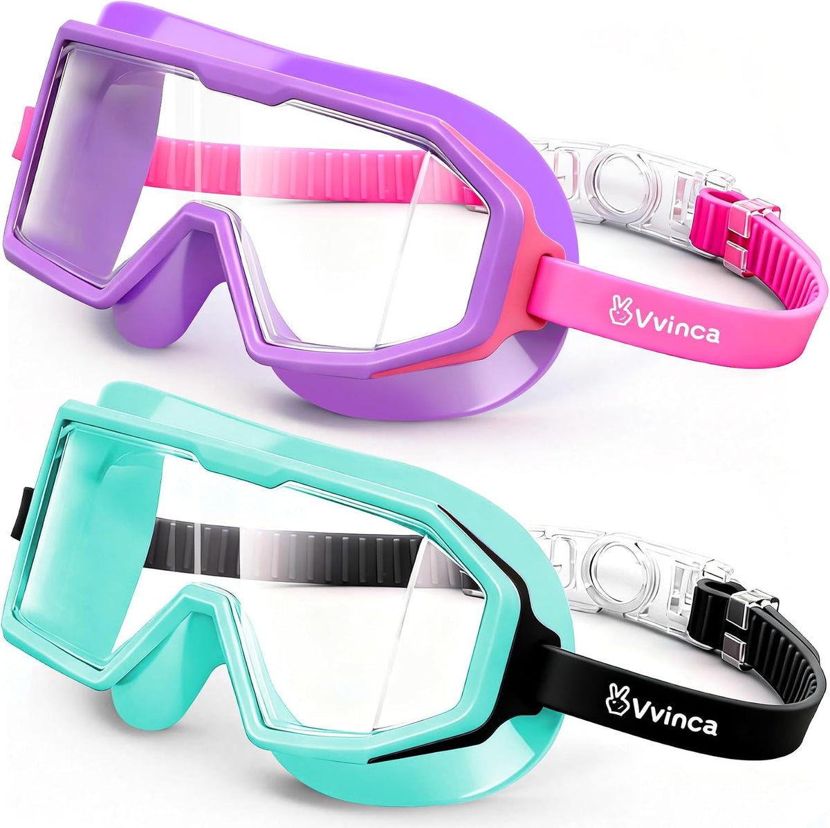Kids Three-Window Wide-View Goggles — 2 Pack - variant A02029232 MAIN