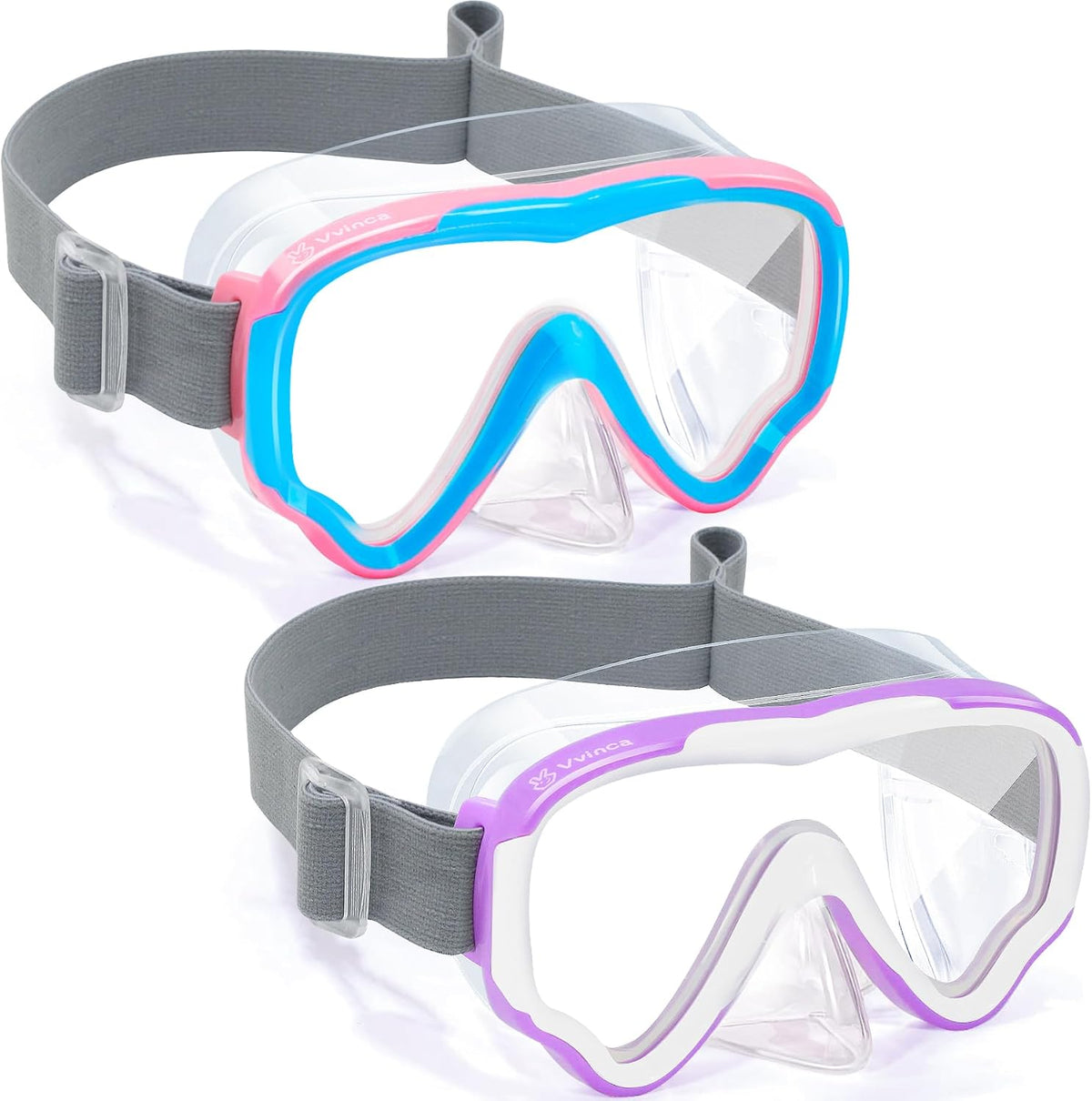 Kids Fabric-Strap Dive Masks — Choose Your Pack - variant A000604 MAIN