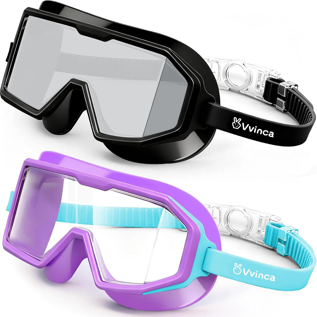 Kids Three-Window Wide-View Goggles — 2 Pack - variant A02029233 MAIN