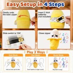 Interactive Sensory Musical Plush Toy - image 3
