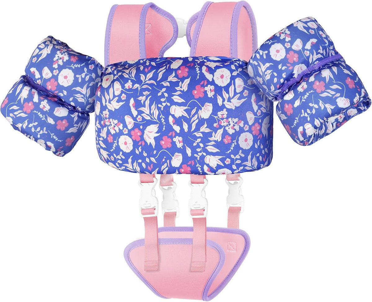 Kids Classic Arm-Float Vest - Size M Ditsy Floral