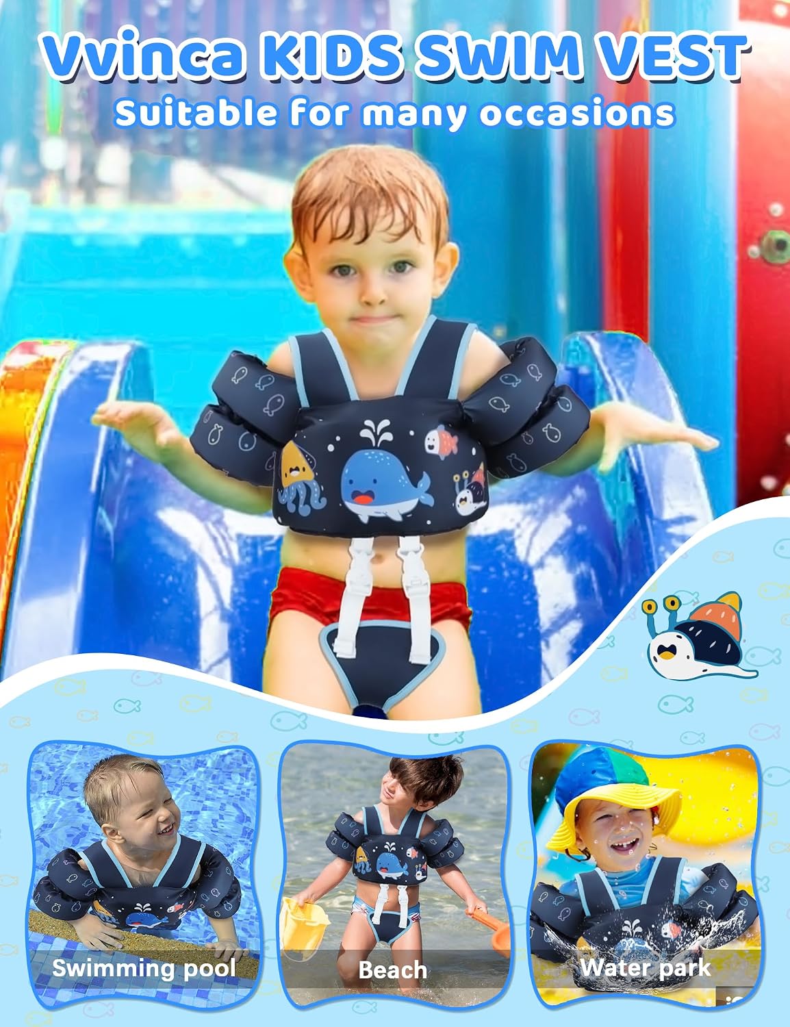 Kids Classic Arm-Float Vest - detail image 5