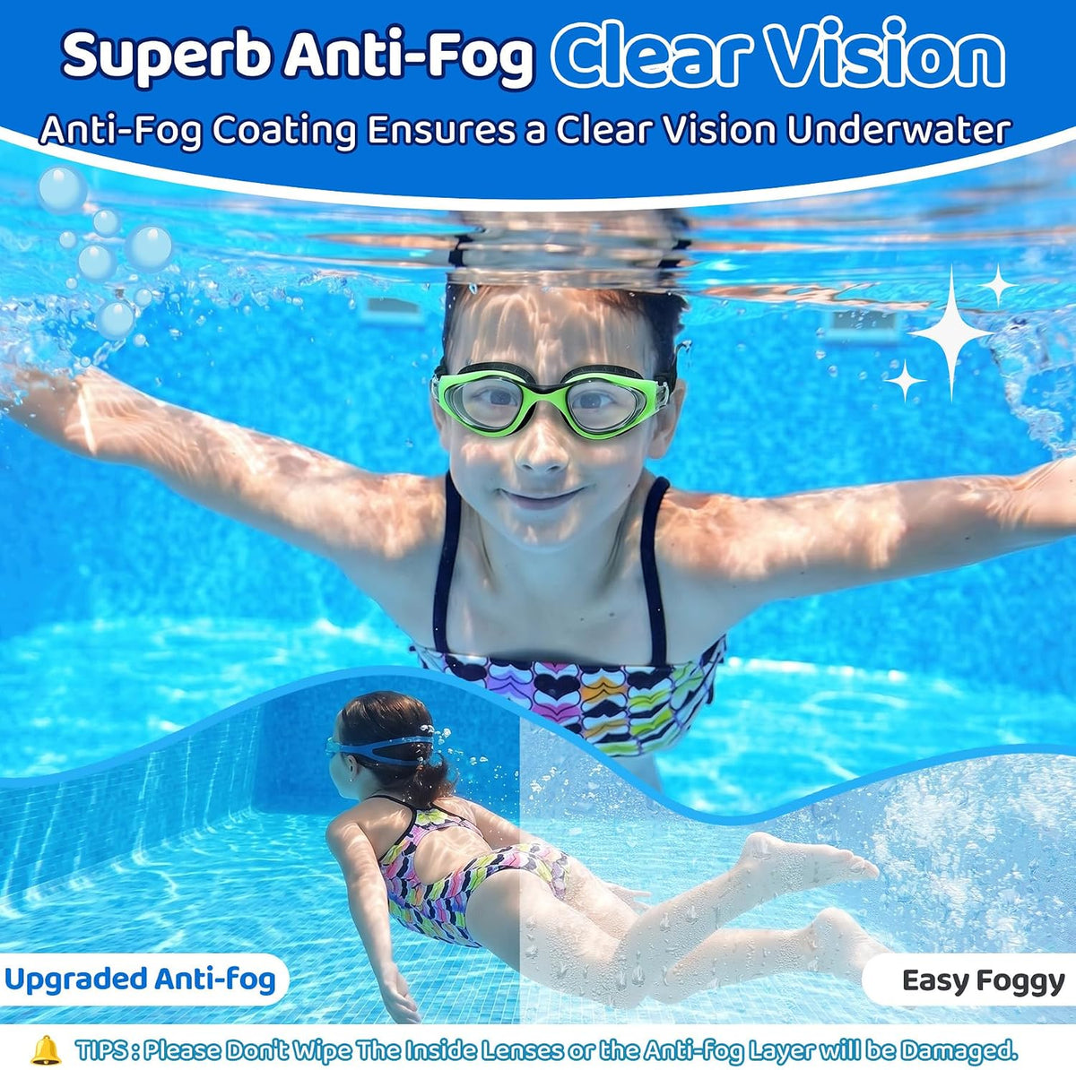 gallery:Pack & Color & Lens=2 Pack — Green Black Clear + Blue Black Blue Mirror~2 Pack — Light Blue Purple Clear + Light Blue Pink Clear~2 Pack — Light Blue Purple Clear + Navy Blue | Two-Tone 2 Pack detail 04