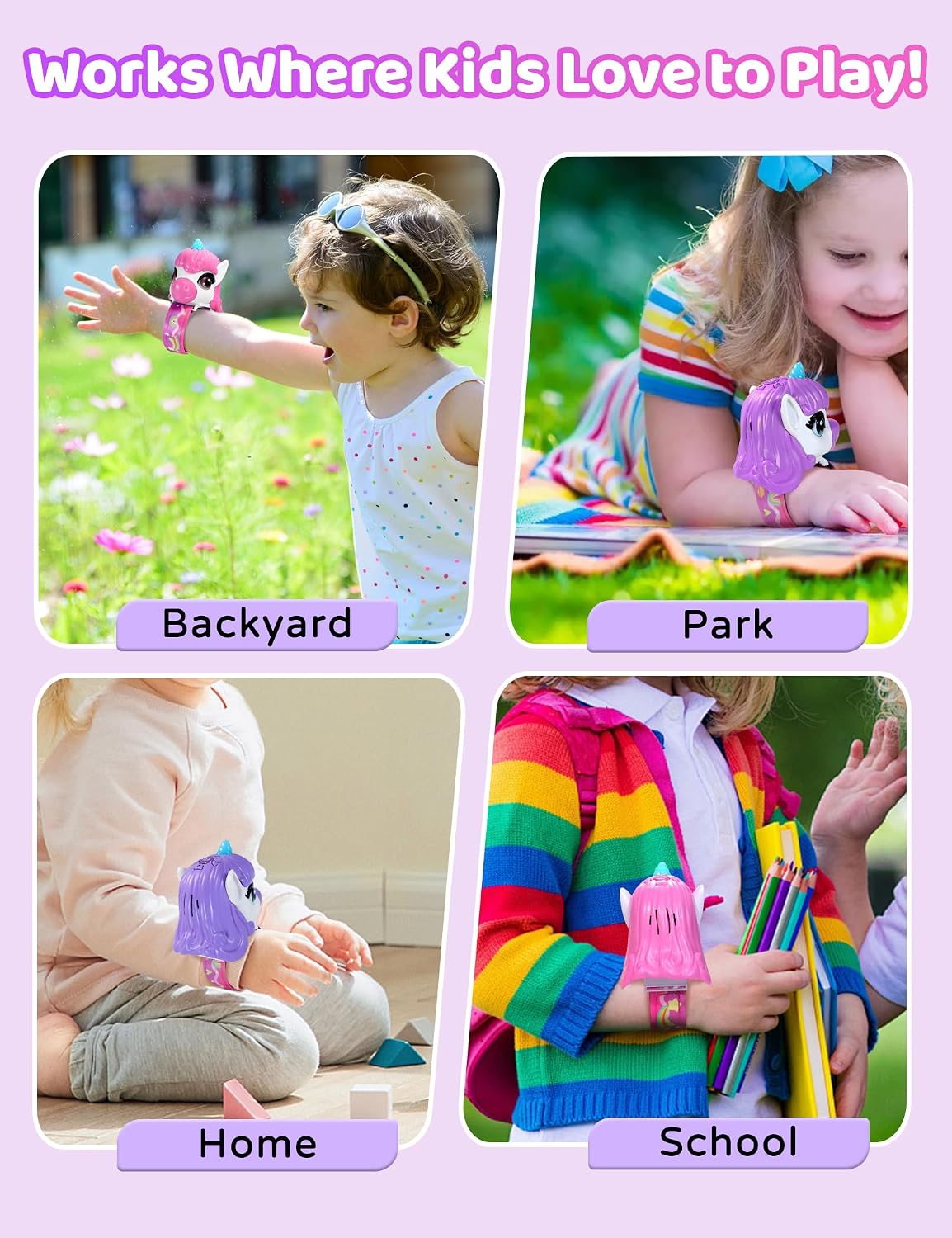 gallery:Pack & Color Combination=2 Pack — Unicorn Pink + Pink~2 Pack — Unicorn Pink + Purple | Unicorn gallery image 08