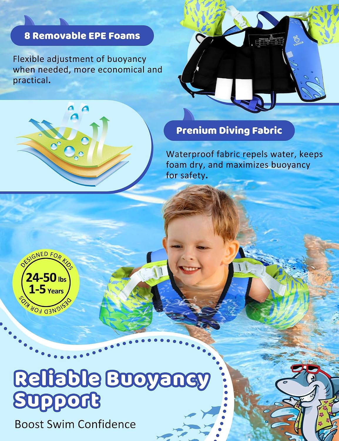 Kids Compact Training Vest - detail image 2