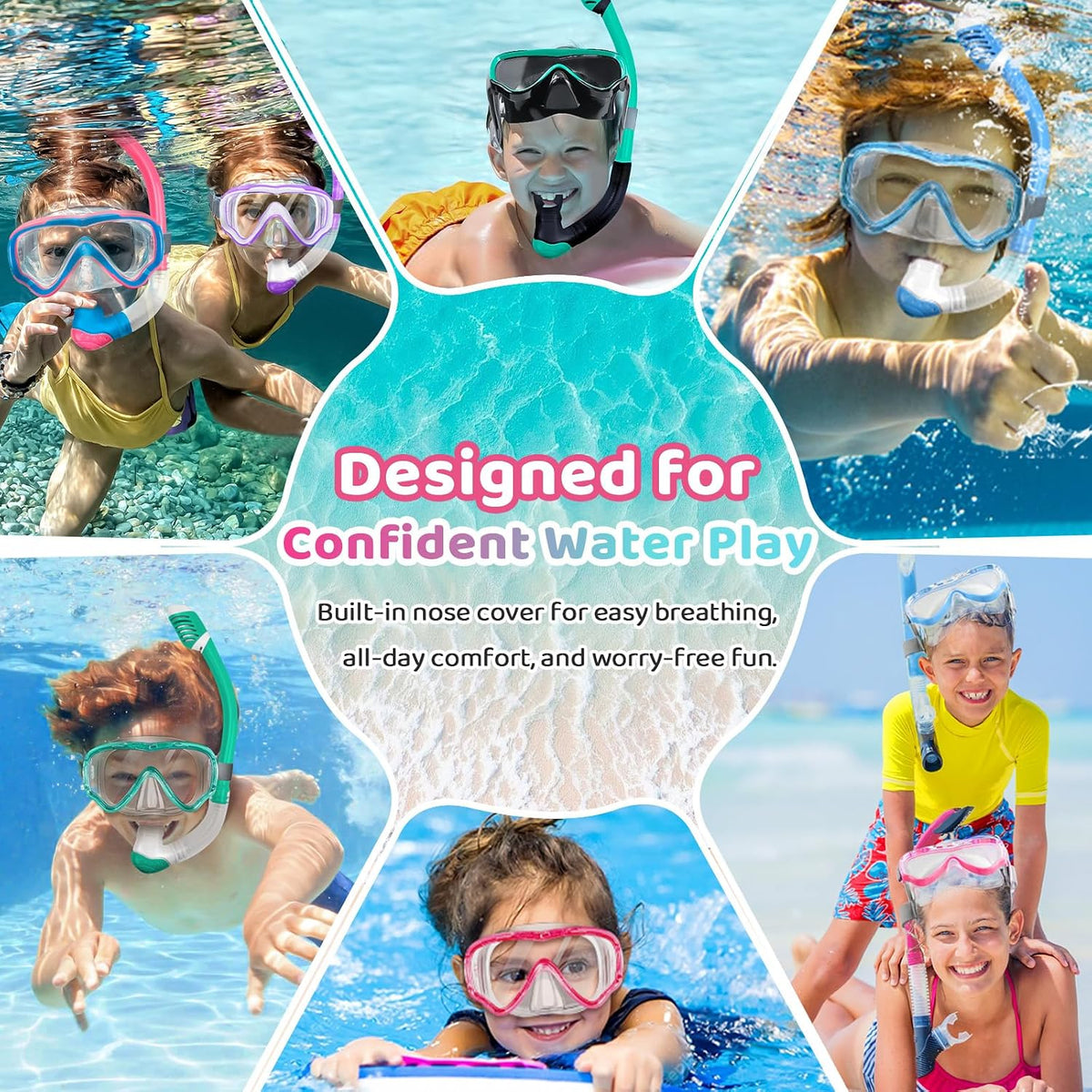 Kids Dive Mask & Snorkel Set - detail image 8