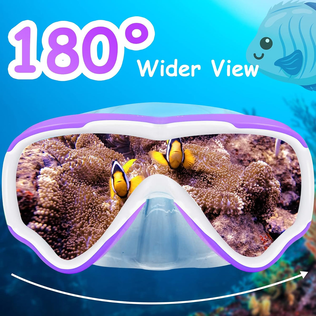 Kids Fabric-Strap Dive Masks — Choose Your Pack - detail image 5