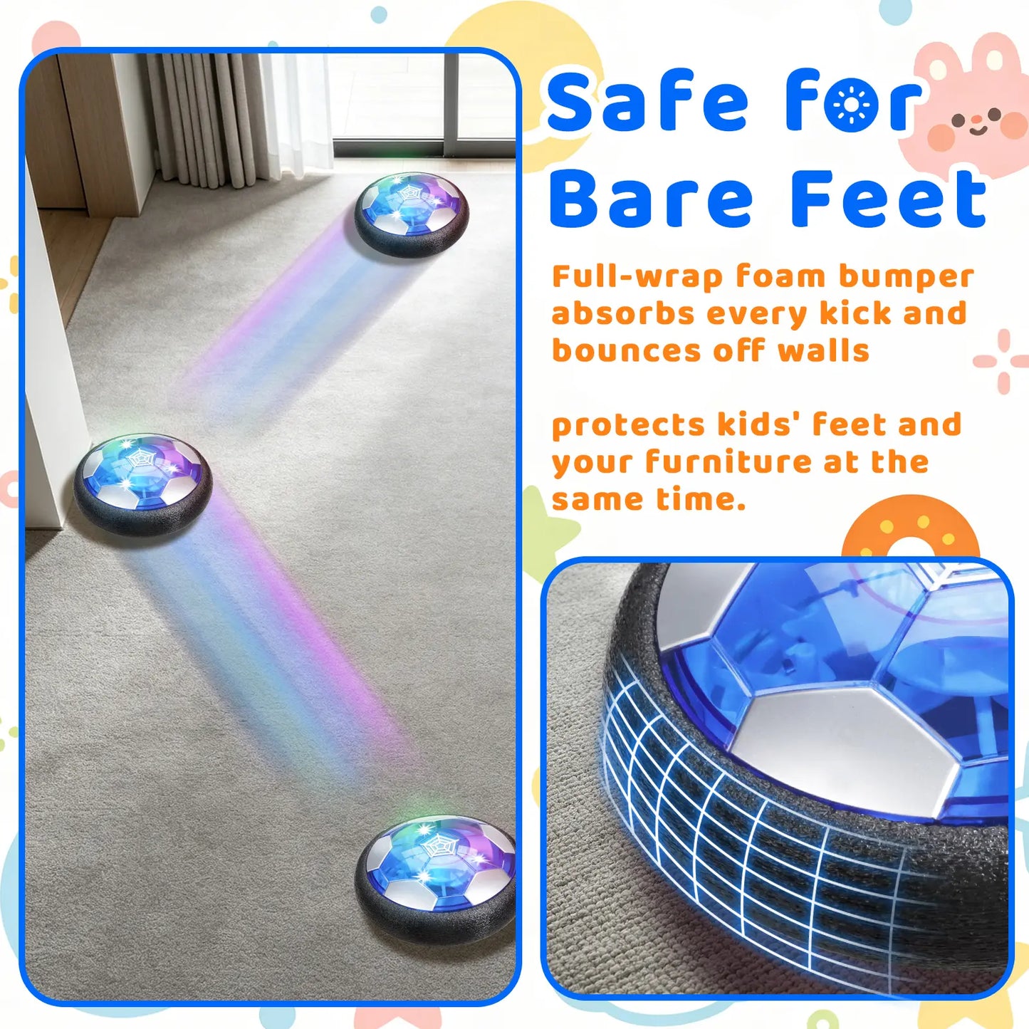 Hover soccer goal set - image 6