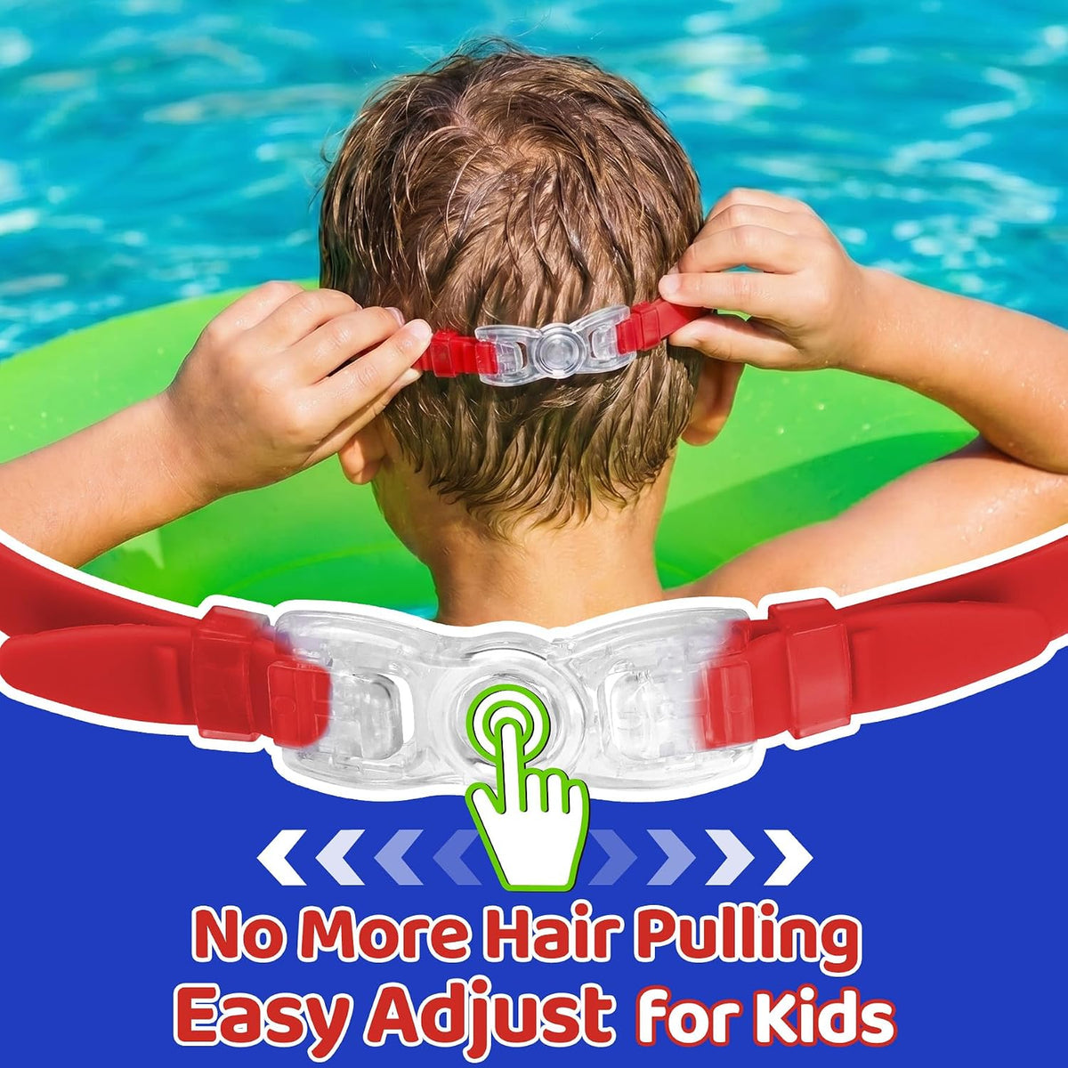 Kids Square Goggles — Choose Your Strap - detail image 6