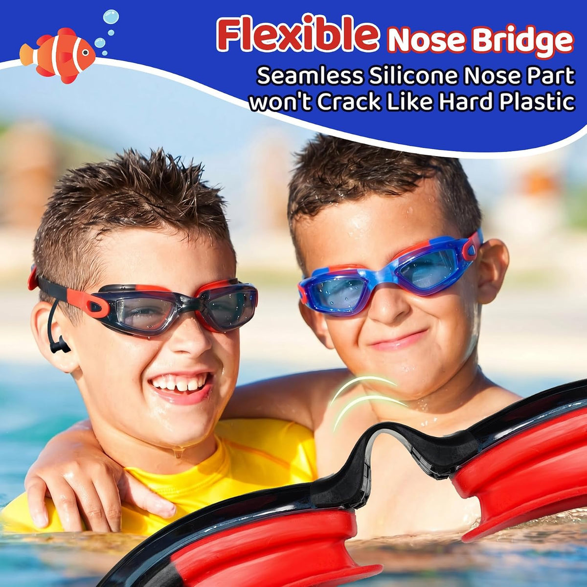 Kids Square Goggles — Choose Your Strap - detail image 5