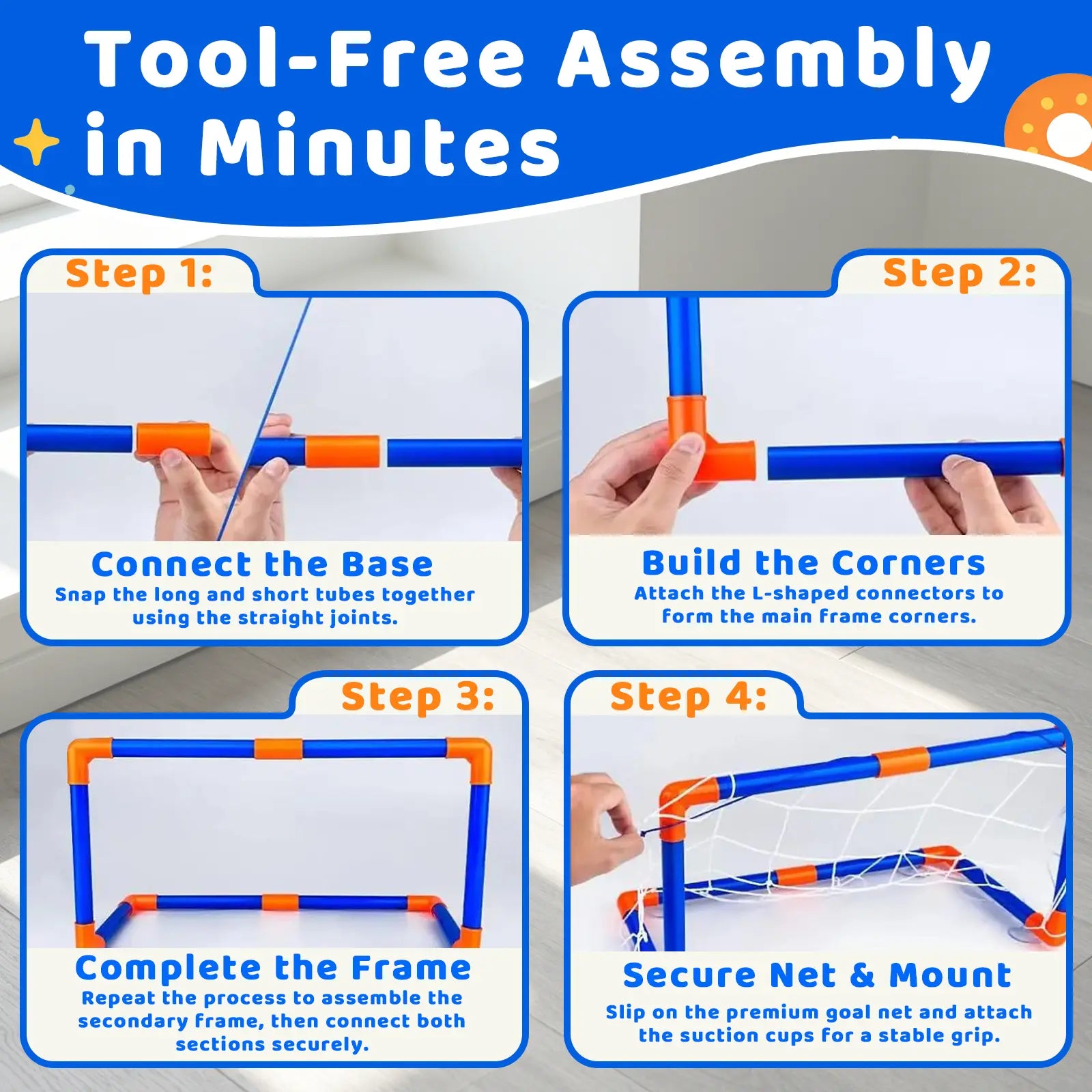Hover soccer goal set - image 4