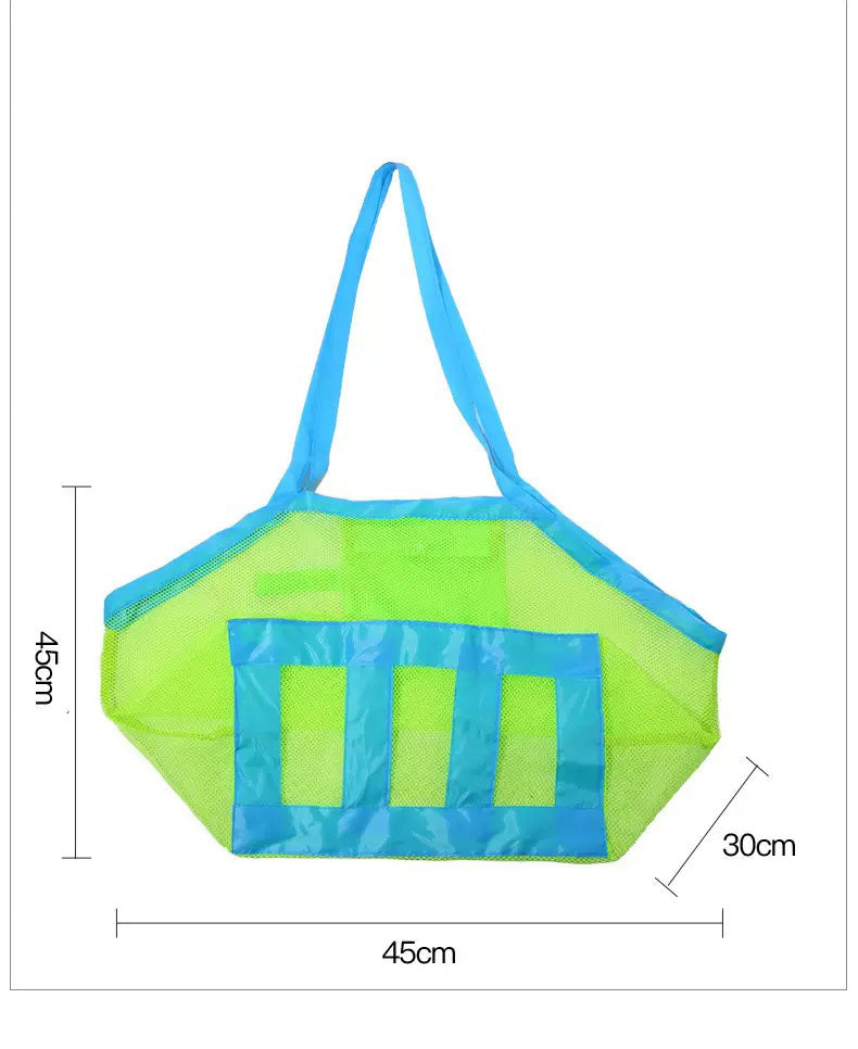Vvinca Beach Toy Mesh Beach Bag